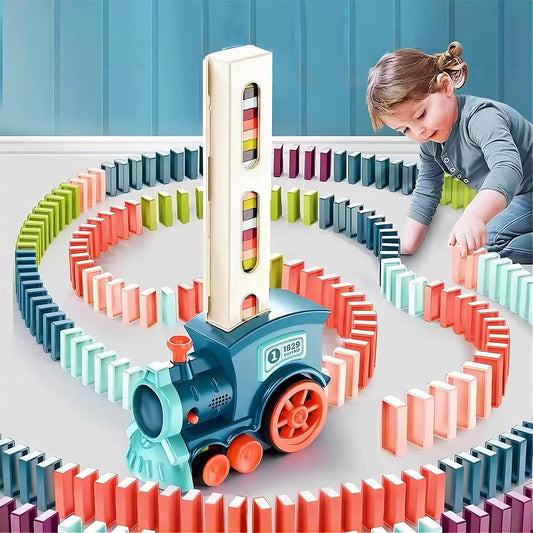 Train Toy Domino Set for Kids